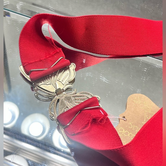 Vintage 1960-70’s Red Butterfly Belt - Picture 6 of 11